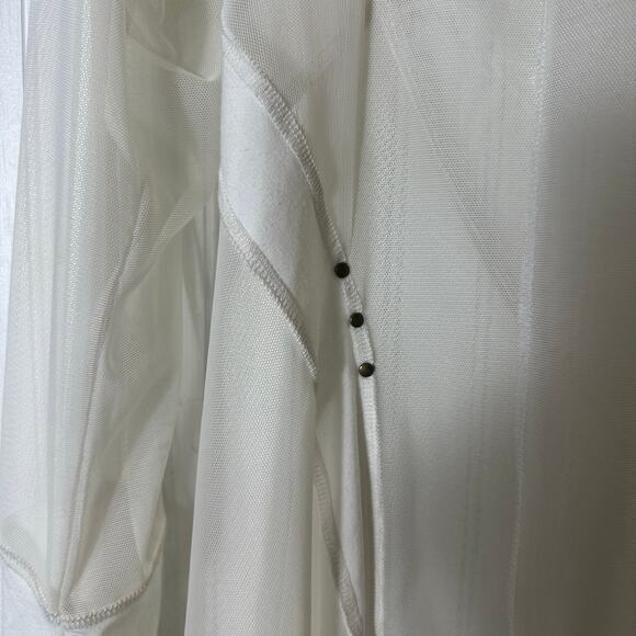 Testimony Los Angeles White/Cream Sheer Cardigan - Picture 6 of 6